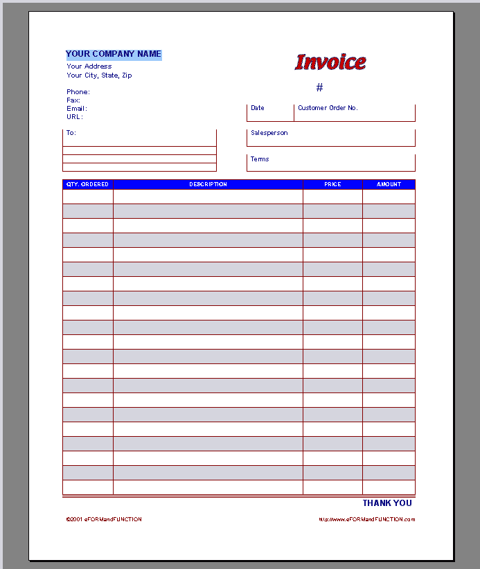 Microsoft Office Templates Work Orders